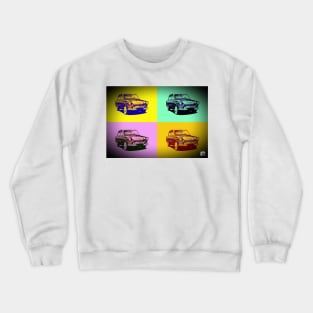 Geo3Doodles Pop t'art Daffodil Crewneck Sweatshirt